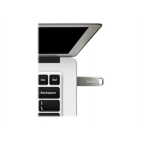 UPC: 0843367113576 | Lexar JumpDrive M45 – USB flash drive – 64 GB – USB 3.1 – silver