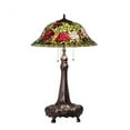 thumbnail image 4 of Meyda Tiffany 82452 3 Light 31" Tall Tiffany Table Lamp - MultiColor, 4 of 6
