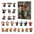 thumbnail image 6 of YIKA Christmas Cow Advent Calendar 2025 24 Days Of Christmas Advent Calendar Hanging Ornament Christmas Decorations Christmas Decorations Indoor D, 6 of 9