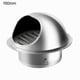 thumbnail image 1 of Durable Stainless Steel Wall Vent with Round Bull Nose Design for Home Office and Commercial Spaces, 1 of 5