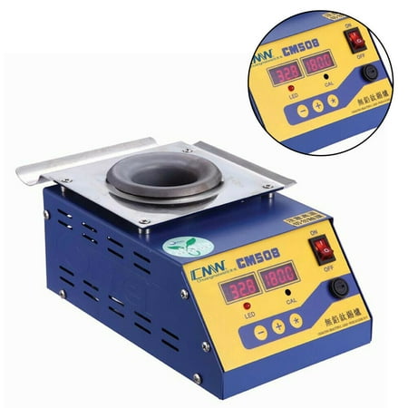 

CNCEST Pro CM-508 Round Titanium Alloy Soldering Pot Furnace Lead-Free Solder Pot Bath
