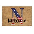 thumbnail image 2 of ViLaViDeca 4th Of July Door Mat Patriotic Doormat Entryway Rug Welcome Independence Day Doormat Stain And Fade Patriotic Decor Welcome Outdoor Mat Decorative For Home, 2 of 4