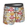 thumbnail image 2 of KLL Cartoon Owls 1 Men's Cotton Boxer Briefs Underwear-XX-Large, 2 of 8