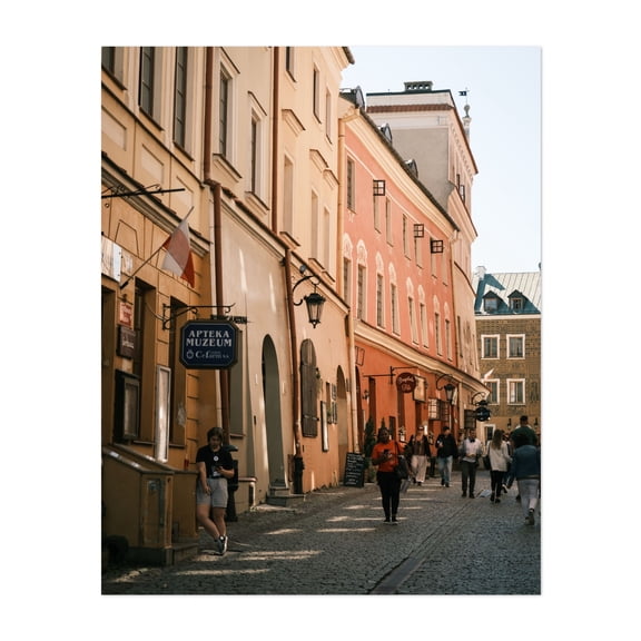 Old Town Streets, Lublin 05 - Lublin Lubelskie Poland Photography Unframed Wall Art Print 8 x 10 inches