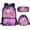 Axolotl Flower Purple, variant on Jeiento Axolotl Bookbag and Lunch Box Set for Girls 6-8/9-10 School Backpack for Kids 4th Grade/5th Grade Insulated Lunch Bag Zippper Pencil Case Pink Strawberry 3 in 1 Elementary School Book Bags