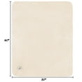 thumbnail image 2 of PETMAKER 50x60-Inch Reversible Sherpa Fleece Waterproof Dog Blanket (Cream), 2 of 8