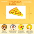 thumbnail image 2 of Rebanada de pizza inflable Pool Float Swimline con portavasos, 2 of 7