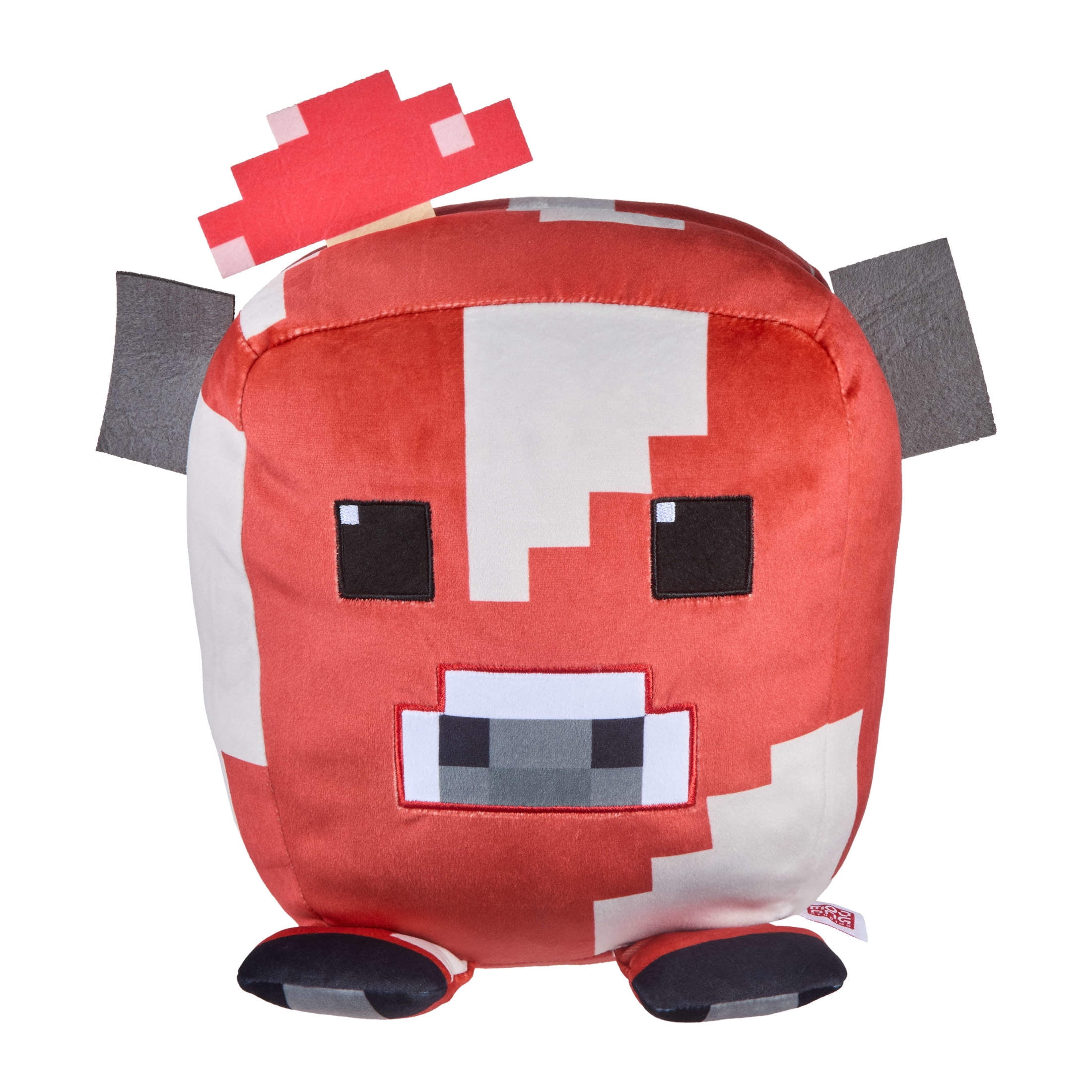 Minecraft Cuutopia Mooshroom Plush Toy, 10-inch Collectible Soft Doll Inspired by the Video Game