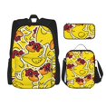 thumbnail image 1 of Fotbe Duck with Star Sunglasses Set Escolar 3 en 1 para Niños - Mochila Duradera con Lonchera Aislante y Estuche para Lápices - Mochila Escolar para Niños y Niñas, 1 of 7