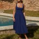 thumbnail image 1 of Mini vestido con tirantes para mujer, sin espalda, con tirantes finos, sin mangas, para vacaciones FLhrweasw Nuevo, 1 of 9