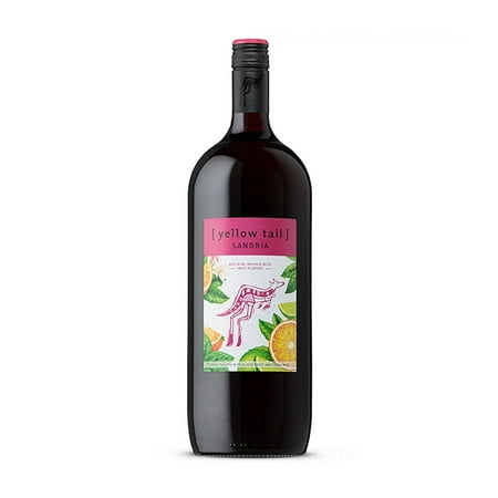 Yellow Tail Red Sangria Australia Red Wine, 1.5 L Bottle, 11.50% ABV