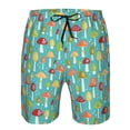 thumbnail image 4 of Naloa Mushrooms Men's Beach Shorts, Surfing shorts, Swim trunks, Quick Dry Swim Trunks for Surfing Beach Fun - Medium, 4 of 9