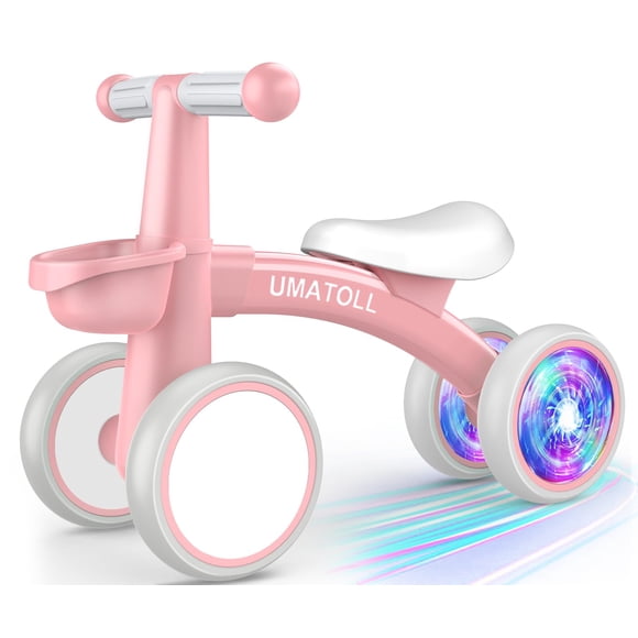 Iluminación colorida Balance Bike Umatoll para niñas de 1 a 2 años