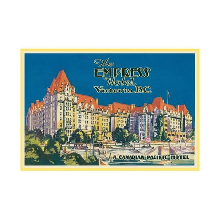 Empress Vase - Empress Hotel, Victoria, B.C. Print