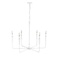 thumbnail image 5 of 29406-TWH Millennium Lighting Savanne - 6 Light Chandelier-30.3 Inch Tall and 38 Inch Wide-Textured White Finish, 5 of 6