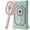 Pink, variant on Electric Steam Brush for Hair, Electric Spray Air Cushion Comb for Women, Rechargeable Water Spray Hair Brush, Detangling & Anti-Static Hair Brush, Reduce Frizz, Smooth & Nourish (Blue)