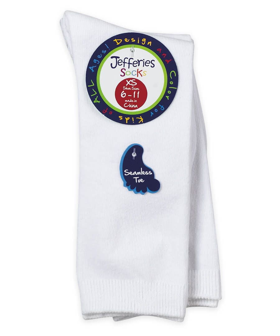 Jefferies Socks Girls Knee High Uniform Socks 2-Pack, Sizes XS-L
