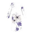 thumbnail image 5 of Qiopertar Mode Femmes Décontracté Aguichant Col Rond Imprimé Été Manches Courtes Poches Robe Liquidation Moins de 5$ en Liquidation Offres d'Accès Anticipé, 5 of 5