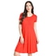 thumbnail image 5 of Vestido casual manga corta Roman Fashion / Juvenil, 5319 (Rojo) rojo EG, 5 of 5