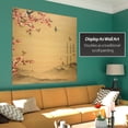 thumbnail image 5 of Red Lantern Bamboo Window Shade Blind - Sakura Blossom 72" W, 5 of 7