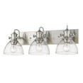 thumbnail image 4 of Yep by Golden Lighting Hines 3-light Semi-Flush Mount in Pewter, 4 of 4