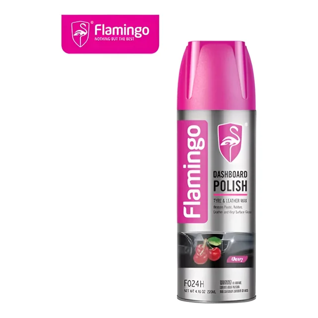 Abrillantador En Aerosol Flamingo 220 Ml Aroma Cereza