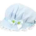 thumbnail image 5 of Baby Girls Children Breathable Lacy Bonnet Vintage Sun Hat Summer Cotton Cap Fancy Hats for Infants, 5 of 7