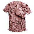 thumbnail image 4 of Camisetas de Manga Larga de los Hombres Relief Steed Impresión Gráfica Tee, Sudadera de Cuello de la Tripulación Casual para Al Aire Libre, Vacaciones Y Uso Diario, 4 of 8