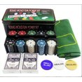 thumbnail image 4 of Poker set 200 Markers & 2 decks - Game night multi-colored, Texas Hold'em Poker, 4 of 5