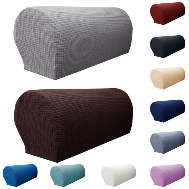 Yipa 1 Pair Sofa Armrest Covers Armchair Arm Covers Stretchy Furniture Protectors for Couch