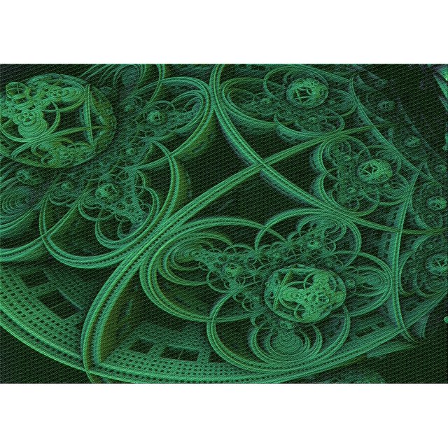 Ahgly Company Tapis d'Intérieur Lavables en Machine Rectangle Transition Vert Forêt Foncé, 3' x 5'