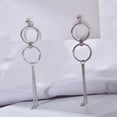 thumbnail image 4 of Pendientes Colgantes De Novedad, Pendientes Bor De Flecos De Decración Pendientes Colgantes De Colgante Para De Bodas Vacaci Zulema Pendientes largos de borla, 4 of 8