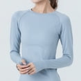 thumbnail image 2 of Traje de fitness de temperamento para otoño e invierno, manga de entrenamiento, manga larga, para correr, traje de yoga para mujer, 2 of 6