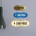 thumbnail image 2 of Designer Low Price Sign (Brushed Silver) - Large, 2 of 5