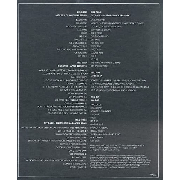 The Beatles - Let It Be - Rock Music Album on CD - Walmart.com