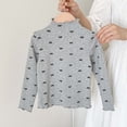 thumbnail image 2 of Plebaso Girls Mock Neck Tops Ruffle Trim Long Sleeve Cotton Tee Shirts Girls Cute Undershirts for Kids, 2 of 5