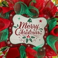 thumbnail image 6 of 15.7" Christmas Wreaths for Front Door, Artificial Window Wall Hanging Decor , Large Merry Xmas Garland for Indoor Outdoor Home Decor Shop Display Holiday Scene Layout, 6 of 6