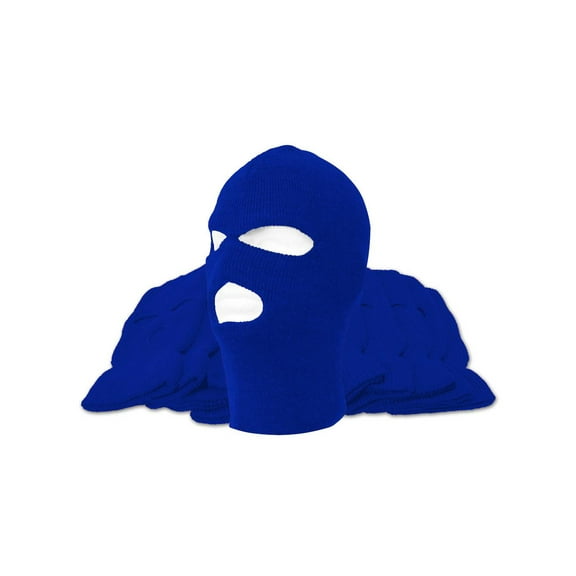 3-Hole Ski Mask - 12-Pack - Royal