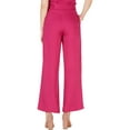 thumbnail image 2 of Lucy Paris Womens Grace Paperbag Casual Trouser Pants, Pink, Small, 2 of 2