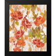 thumbnail image 2 of Vassileva, Silvia 15x18 Black Modern Framed Museum Art Print Titled - Red and Orange Brocade I, 2 of 5