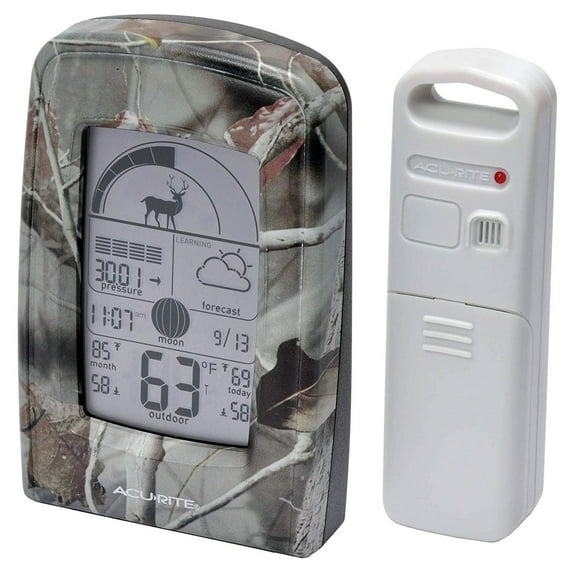 AcuRite Weather Station 00250 My Backyard Sportsman Forecaster - Digital Display - Single Piece