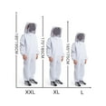 thumbnail image 4 of Full Body Beekeeping Clothes Anti-bee Professional Beekeepers Clothes Protection Beekeeping Suit Veil Unisex Children Protective ,Lightweight & Ventilated, 4 of 8