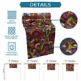 thumbnail image 6 of Abstract Flowers Table Runner 72 Inches, Spring Botanical Floral Leaf Plant Red Bed Runner Dresser Scarves Tabletop for Indoor Outdoor Parties/Ceremony/Banquet, 18" x 72", 6 of 8