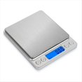 thumbnail image 2 of Báscula de Alimentos 3 Kg/0,1 G Báscula de Cocina Digital Peso Gramos y Onzas para Hornear Cocinar Café Pantalla LCD Gancho para Colgar, 2 of 6