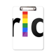 thumbnail image 1 of LGBT Arcoiris gay lesbianas transexuales Portapapeles Carpeta de escritura Placa de soporte A4, 1 of 4