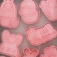 thumbnail image 2 of Molde Para Galletas 8 moldes para galletas de conejito de dibujos animados, moldes para galletas, huevos de Pascua, utensilios de cocina para hornear B Ehuebsd Libre de BPA, 2 of 4