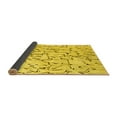 thumbnail image 2 of Ahgly Company Indoor Rectangle Solid Yellow Modern Area Rugs, 8' x 12', 2 of 4
