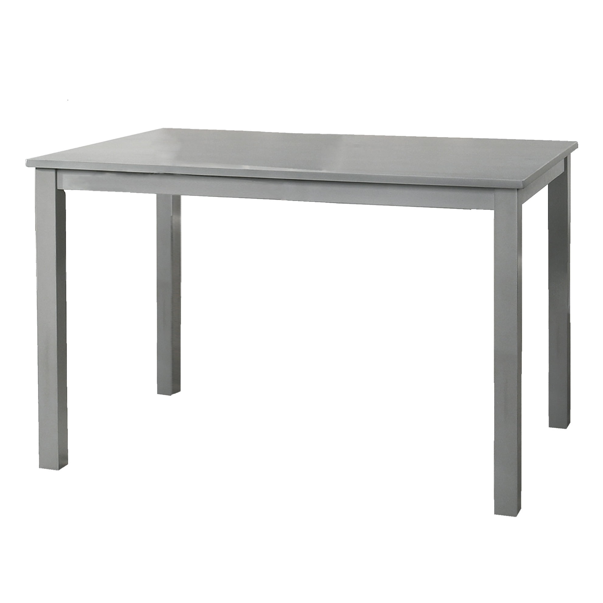 Aukfa Dining Table Set for 4, Kitchen Table & Chairs for Small Space Apartment, Gray