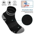 thumbnail image 2 of Loritta Womens Ankle Socks, Athletic Running Sports Cushioned Breathable Socks 6 Pairs, Size 8-10, 2 of 6