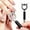 black, variant on 1pcs Ring-Shaped Cat Eye Magnet for Nails, Hollow Circular Dual-Ended Nail Art Tool, Strong Magnetic French Tip Design, Home Salon DIY Manicure Gift